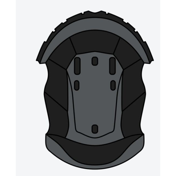 KTM Aviator 3 helmet crown padding